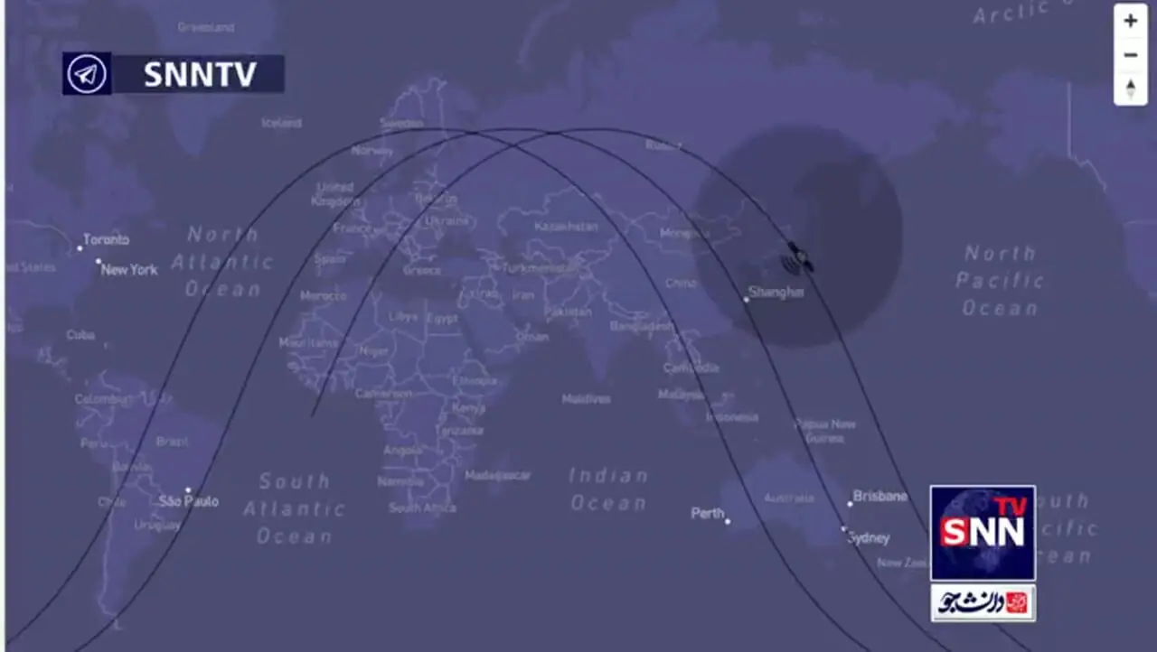 ردیابی زنده مسیر حرکت ماهواره چمران-۱ از فراز کشورهای جهان از جمله الجزایر، ایتالیا، اوکراین، روسیه و ژاپن + فیلم