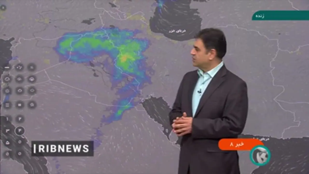 سامانه بارشی فردا از غرب وارد کشور می‌شود + فیلم