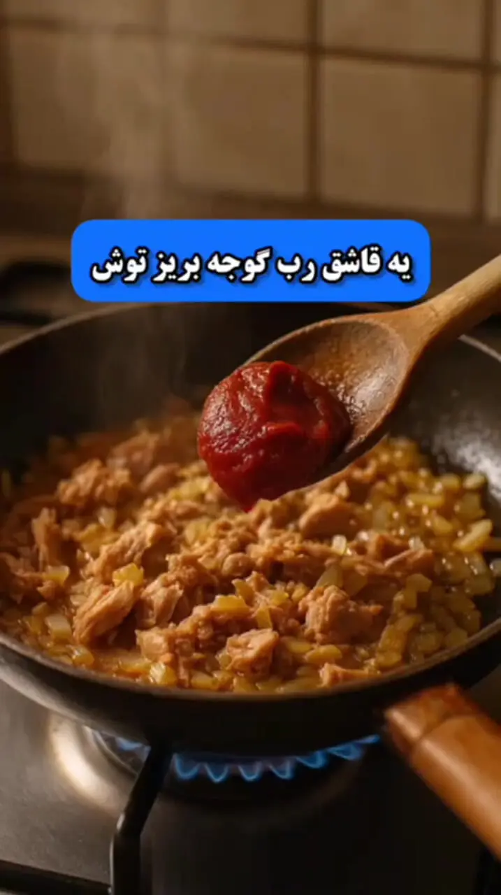 طرز تهیه خورشت تن ماهی؛ سریع، ارزان و خوشمزه در ۱۰ مرحله + فیلم